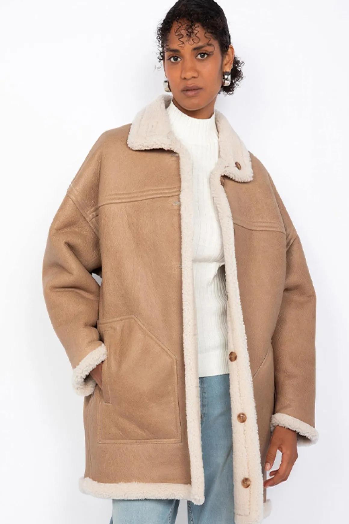 Veste Femme Schott Lcwjade Sand