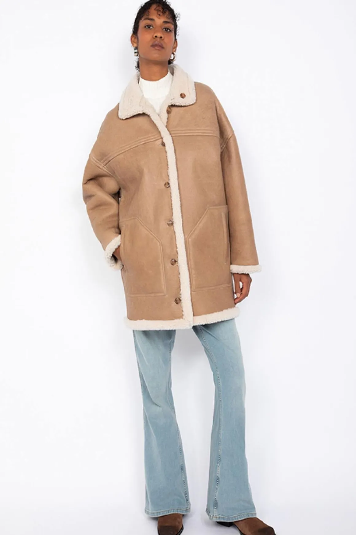 Veste Femme Schott Lcwjade Sand