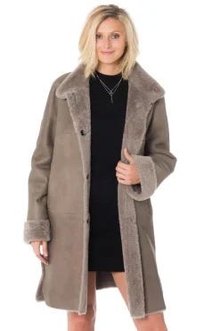 Veste Femme 29Th October Rimmel Velvet Taupe Sans Racoon
