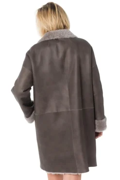 Veste Femme 29Th October Rival Merinos Velvet Chat Grey Zz