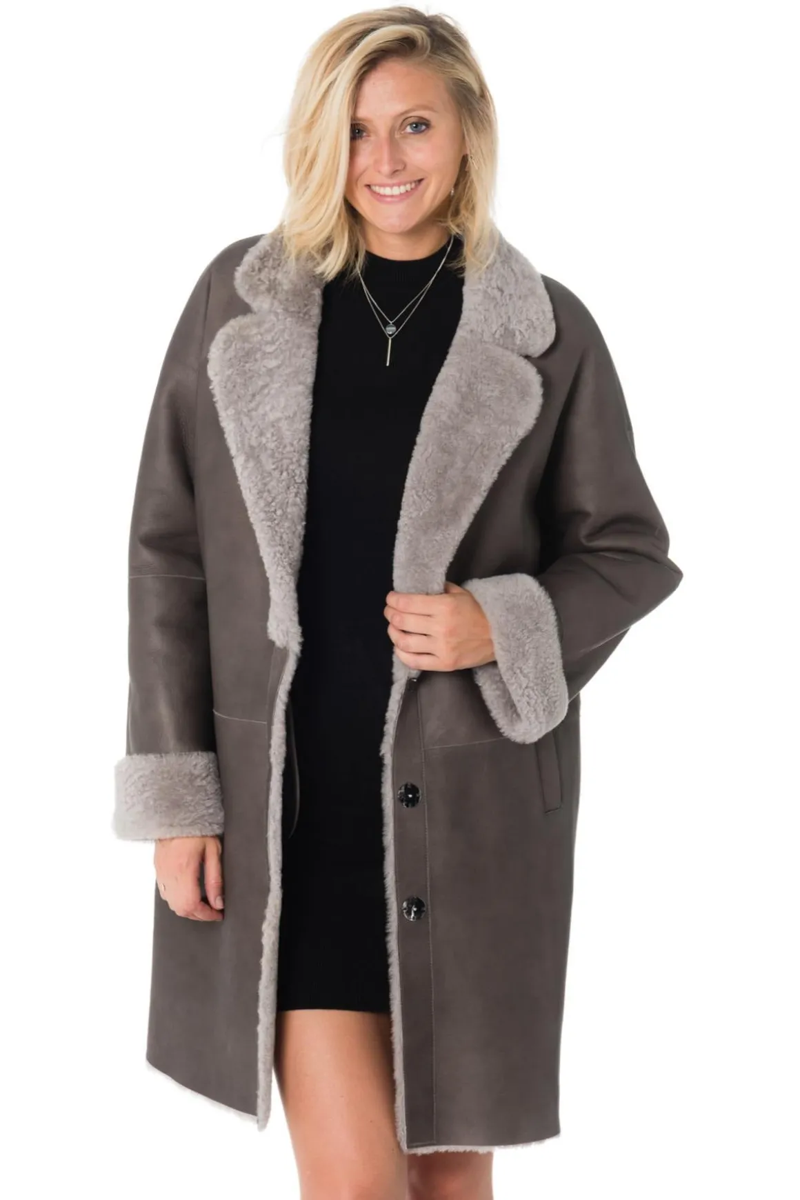 Veste Femme 29Th October Rival Merinos Velvet Chat Grey Zz
