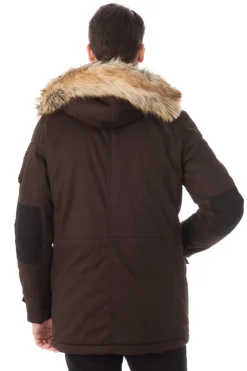 Veste Homme Aeronautica Militare Giaccone Cap Ab1474Ct2007 Nero Zz