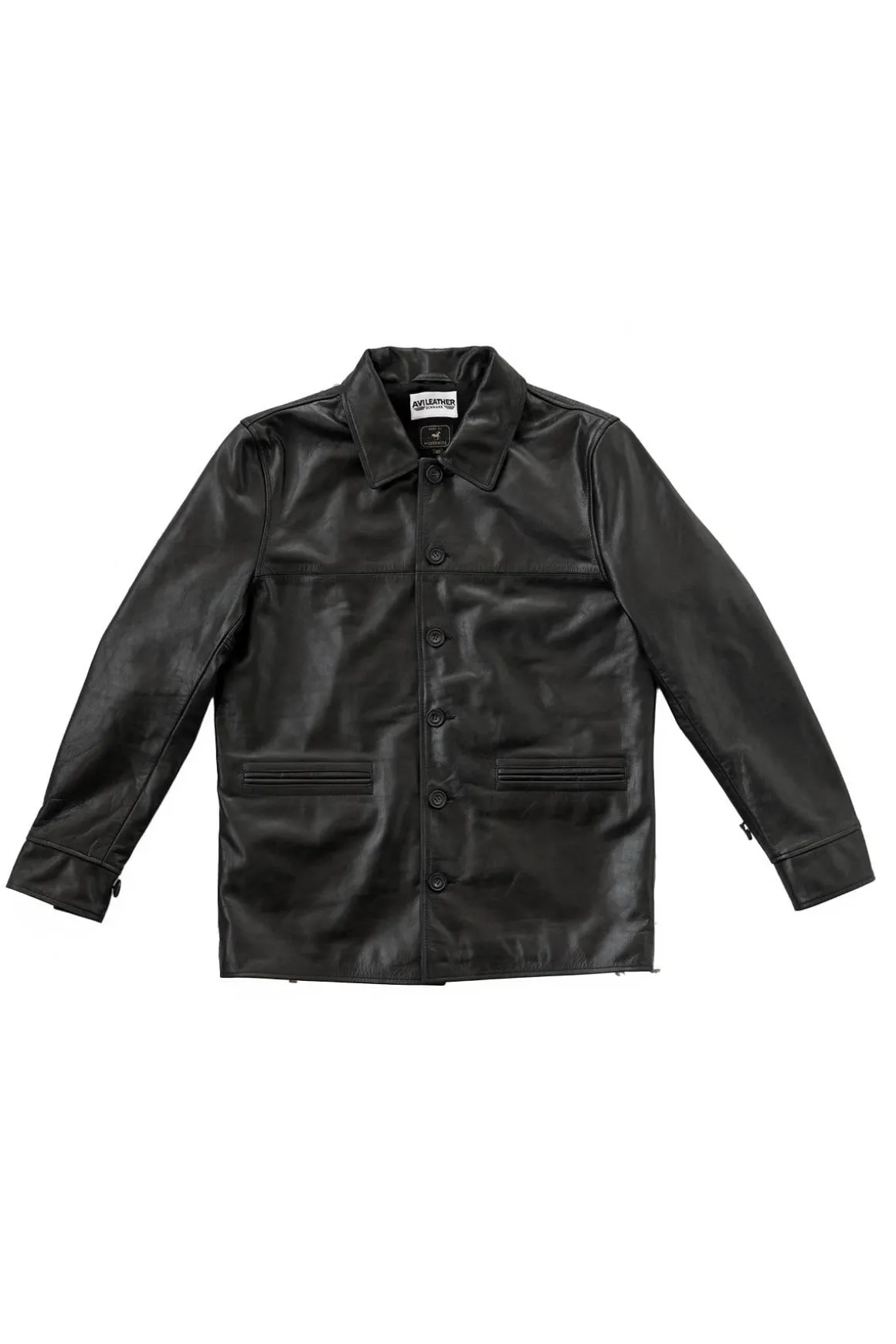 Veste Homme Avi Leather Car Coat