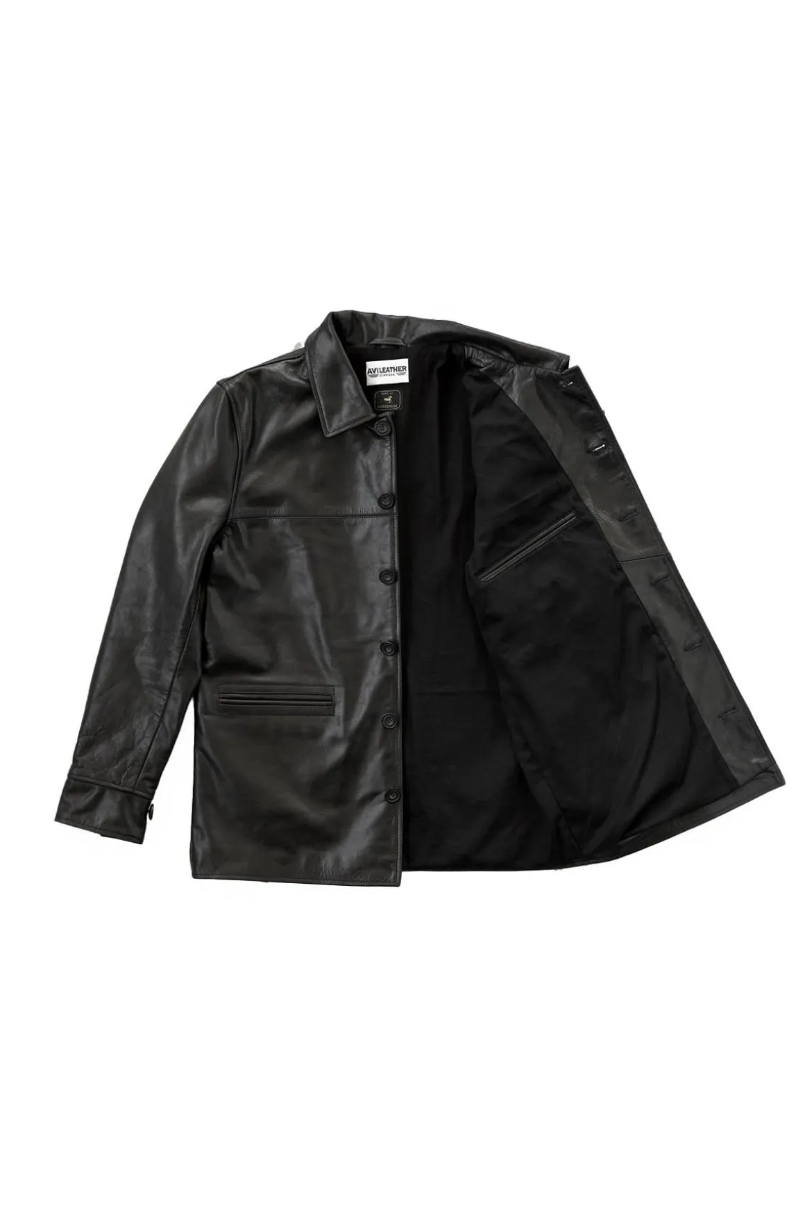 Veste Homme Avi Leather Car Coat