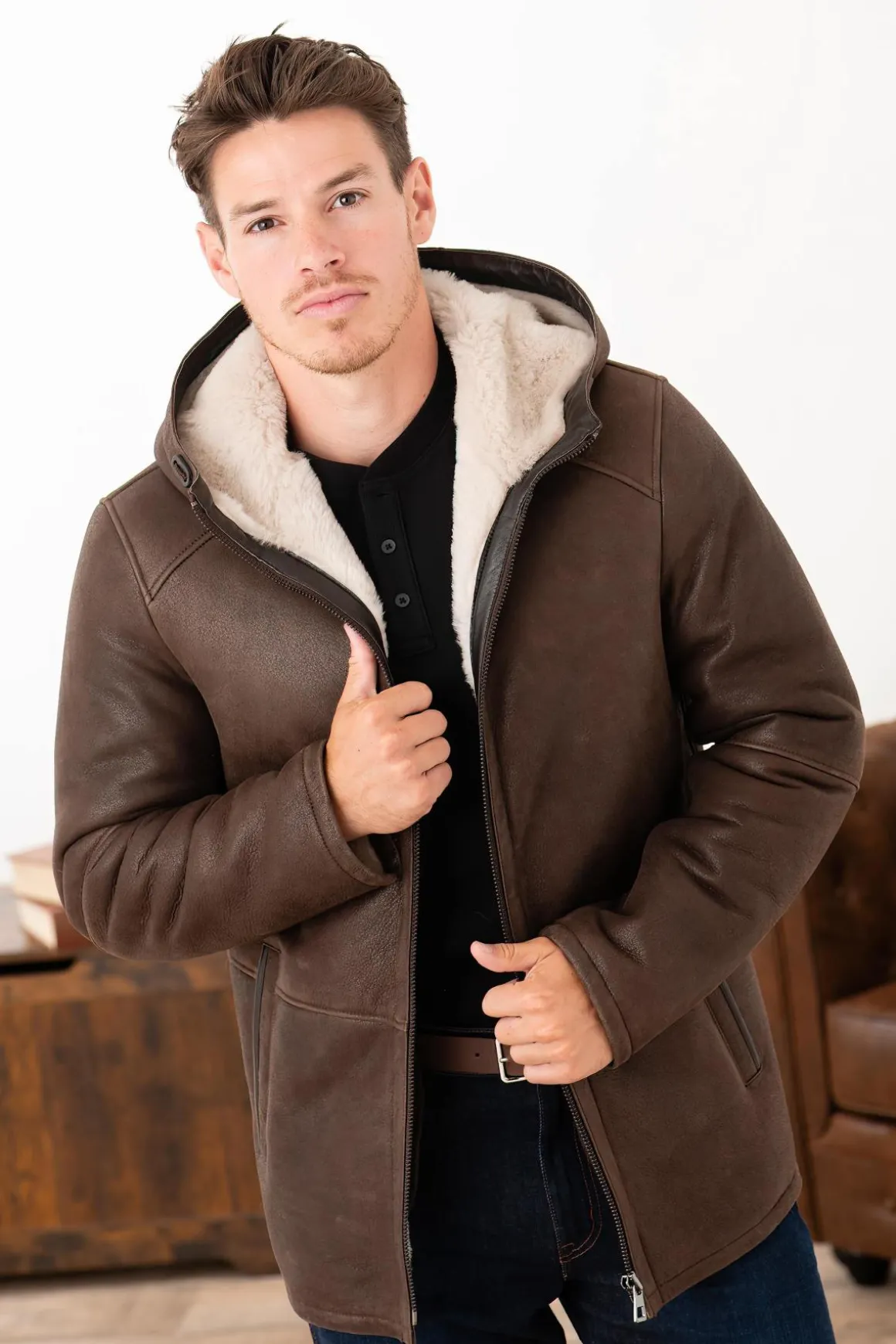 Veste Homme Cityzen Milo Marron