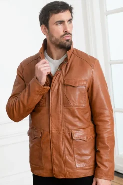 Veste Homme Cityzen Springfield Cognac