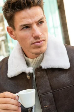 Veste Homme Cityzen Vito Old Brown