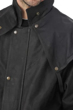Veste Homme Cuir-City Australien Long Cow