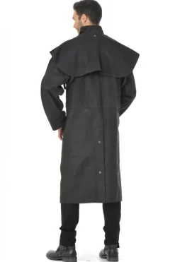 Veste Homme Cuir-City Australien Long Cow