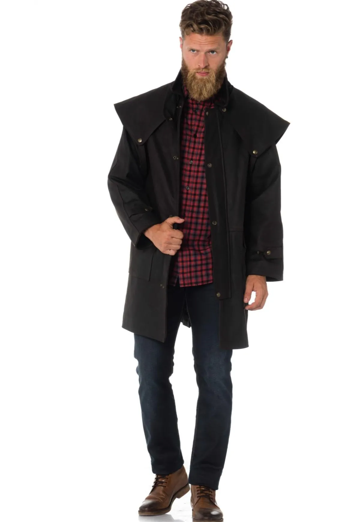 Veste Homme Cuir-City Australien Court Cow