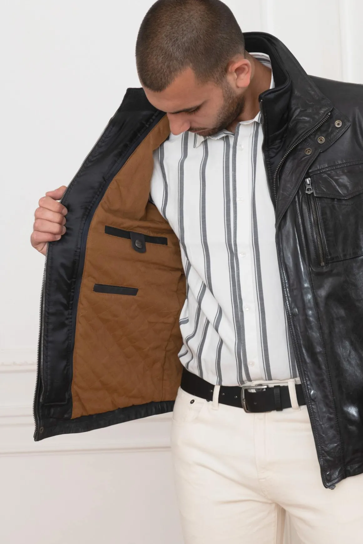Veste Homme Daytona Anderson Ic Sheep Tiger Midnight Blue