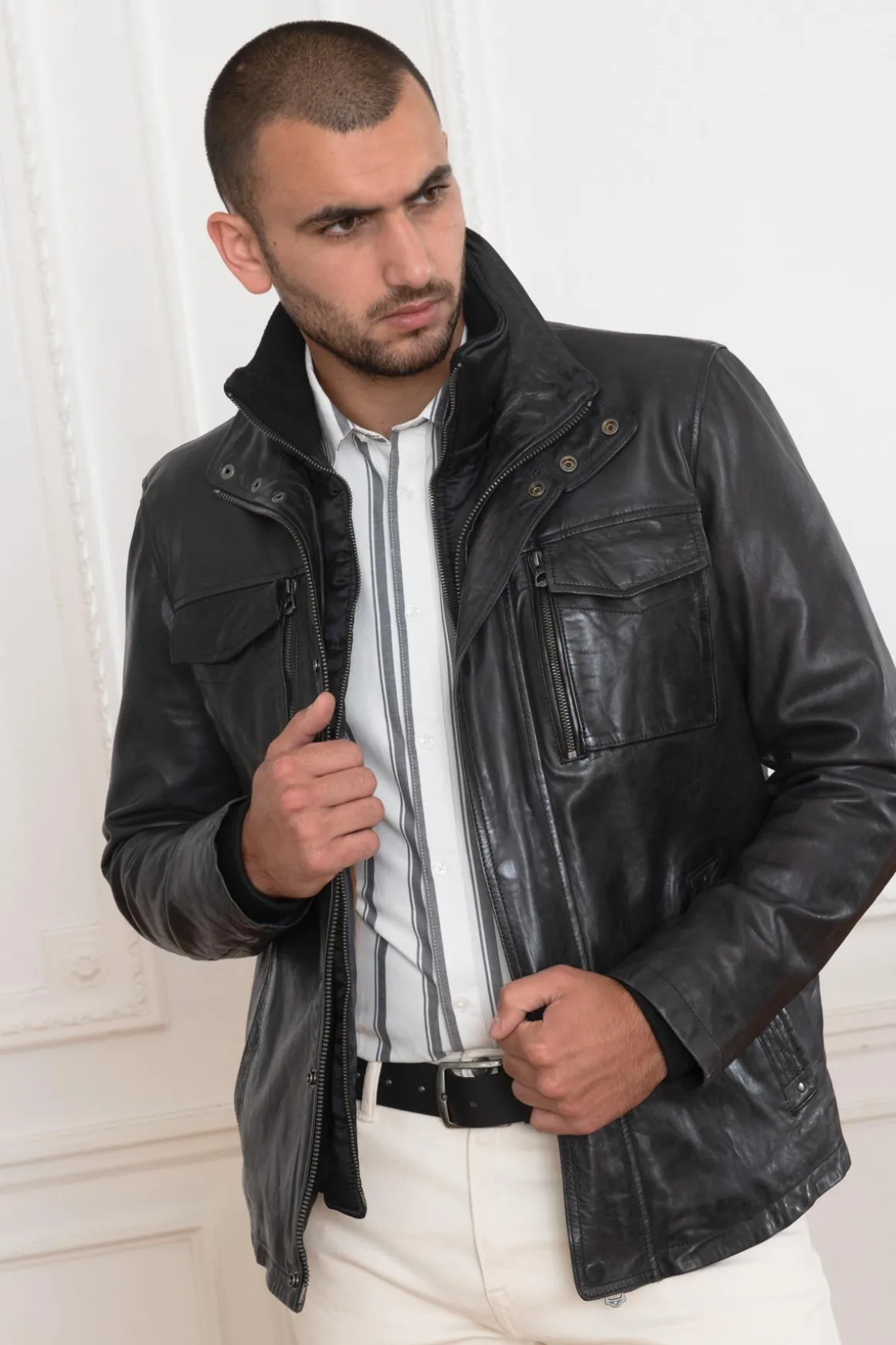 Veste Homme Daytona Anderson Ic Sheep Tiger Midnight Blue