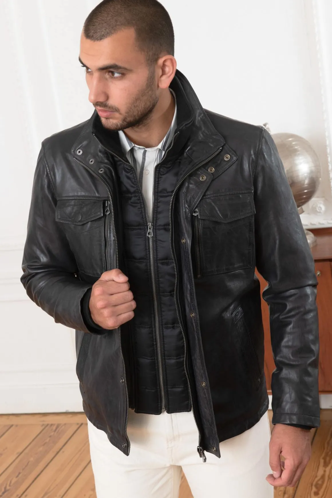 Veste Homme Daytona Anderson Ic Sheep Tiger Midnight Blue