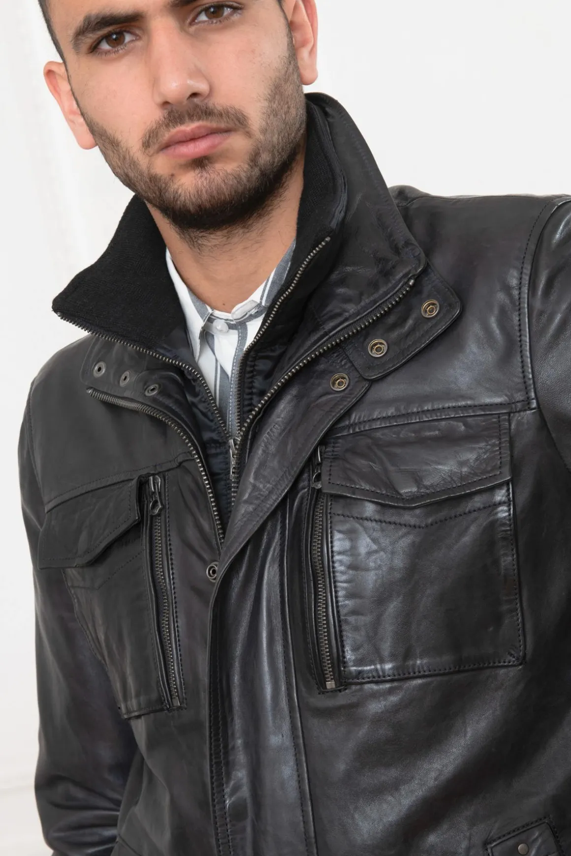 Veste Homme Daytona Anderson Ic Sheep Tiger Midnight Blue