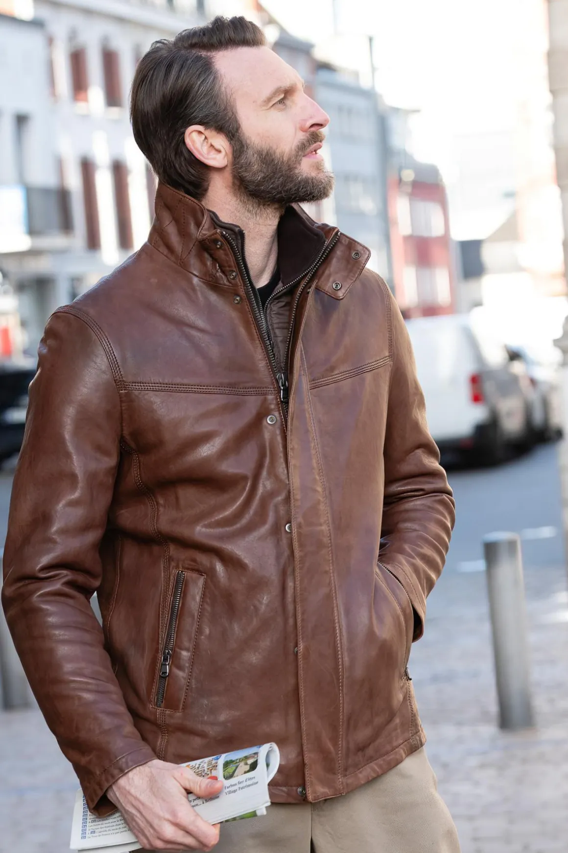 Veste Homme Daytona Darwin Ic Lamb Zenith Bison
