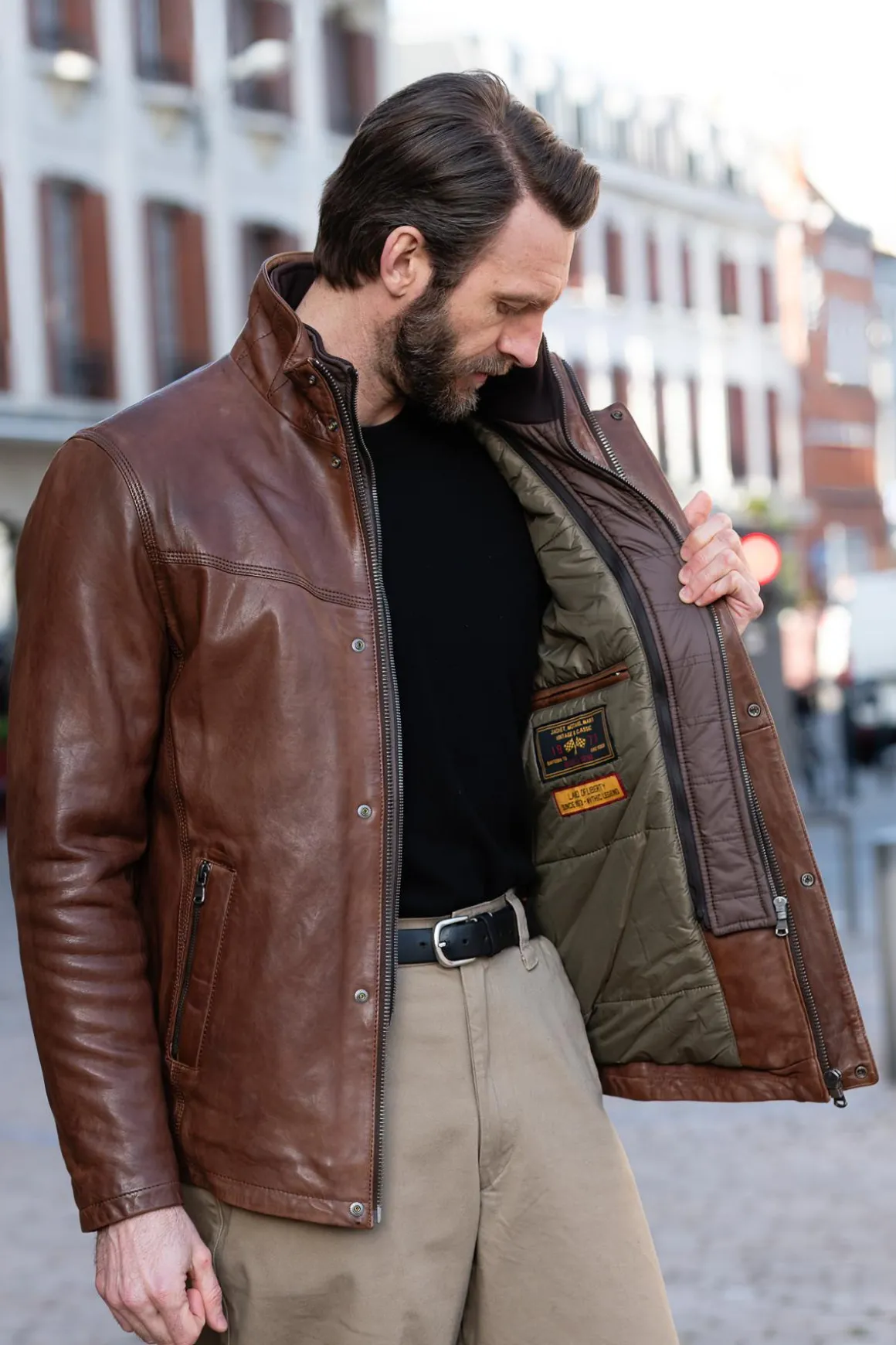 Veste Homme Daytona Darwin Ic Lamb Zenith Bison