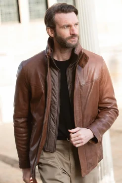 Veste Homme Daytona Darwin Ic Lamb Zenith Bison