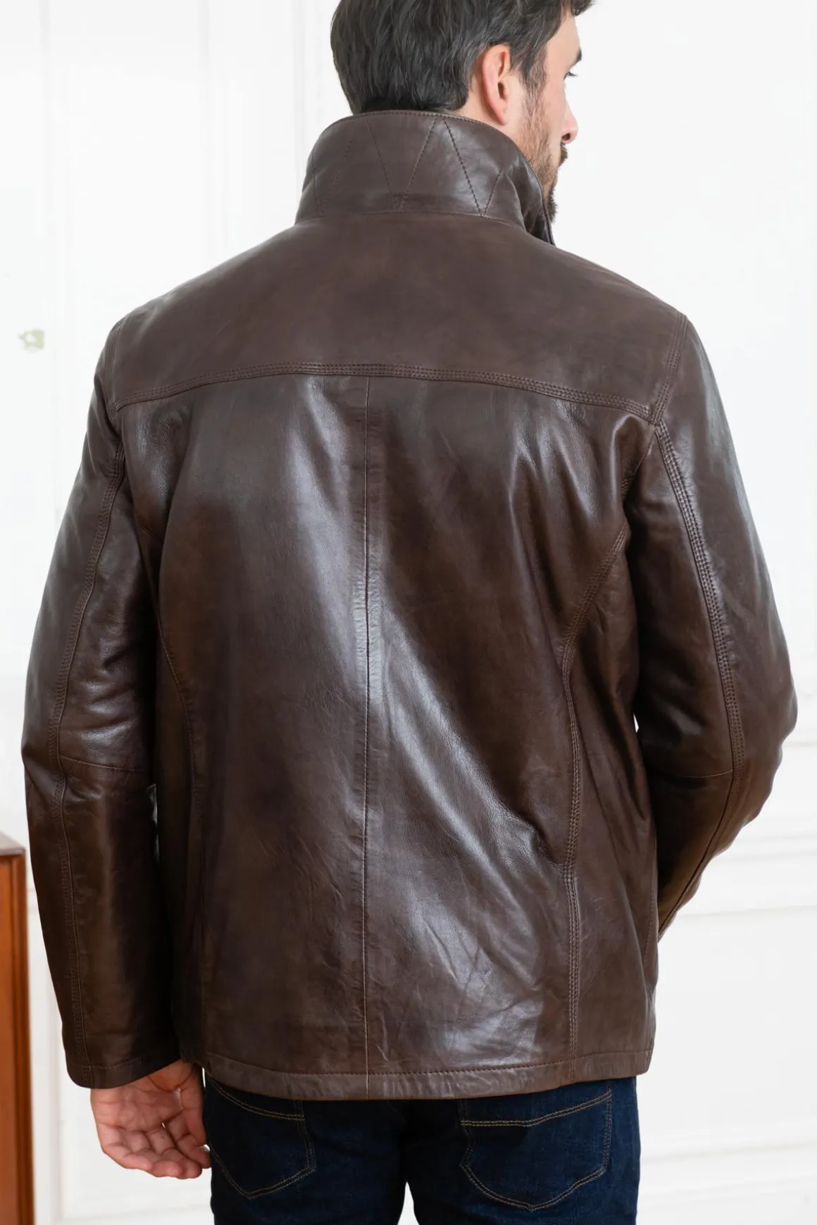Veste Homme Daytona Darwin Ic Lamb Zenith Brown