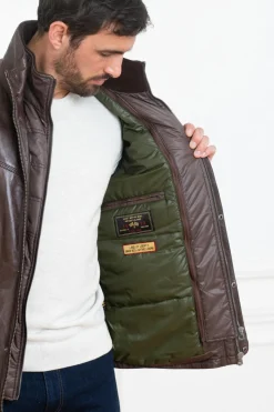 Veste Homme Daytona Darwin Ic Lamb Zenith Brown