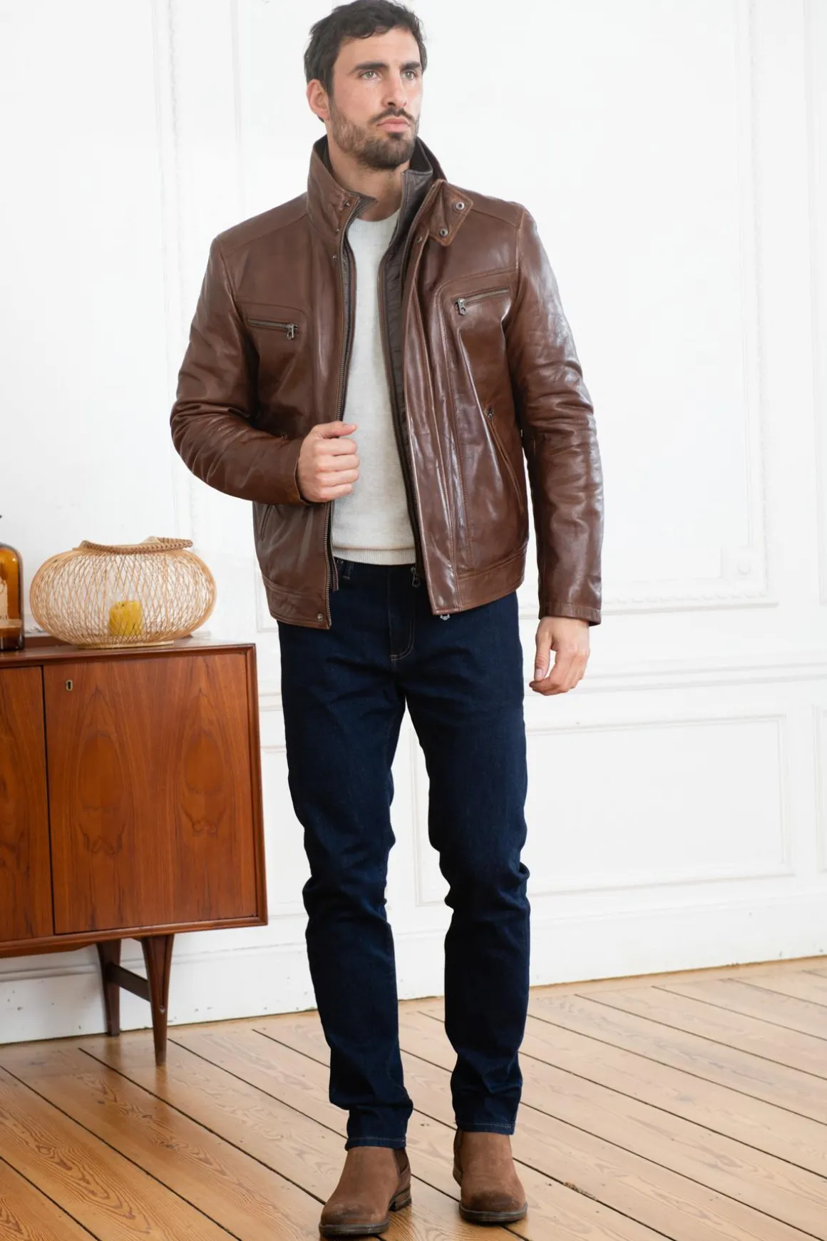 Veste Homme Daytona Falconero Ic Sheep Manila Bison