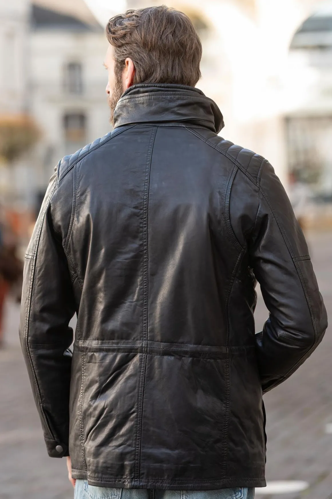 Veste Homme Daytona Rodeo+Ic Lamb Paolo Black