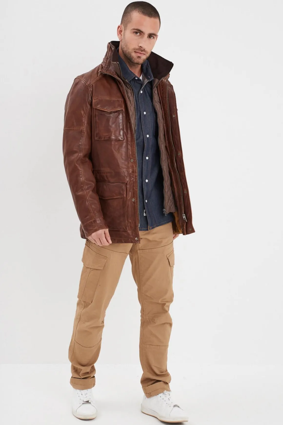 Veste Homme Daytona Rodeo+Ic Sheep Tiger Bison