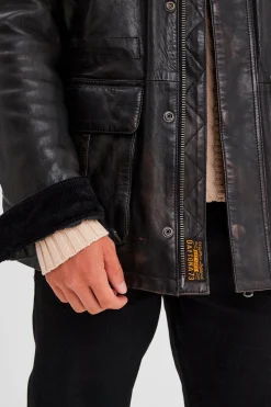 Veste Homme Daytona Salemi Lamb Ermis Black