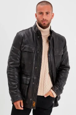 Veste Homme Daytona Salemi Lamb Ermis Black