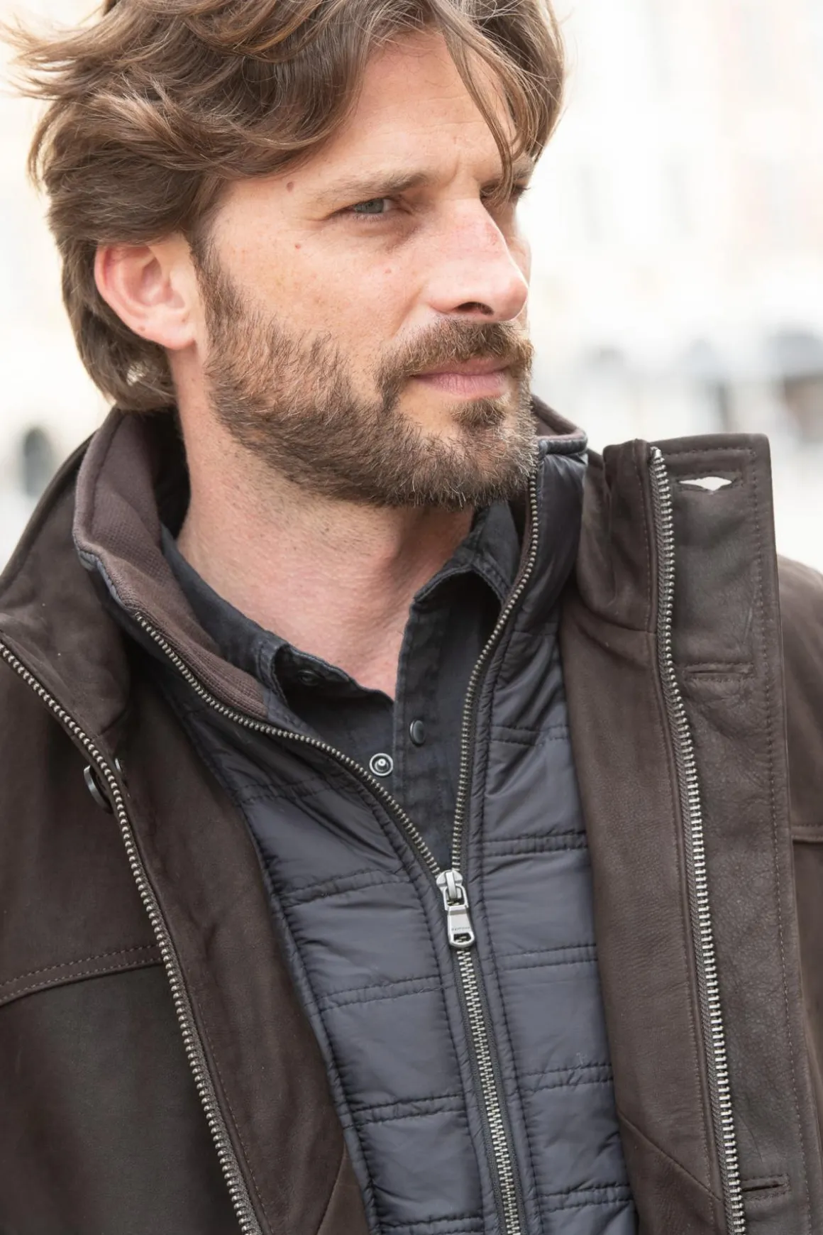 Veste Homme Daytona Tyler Ic Cow Madison Brown