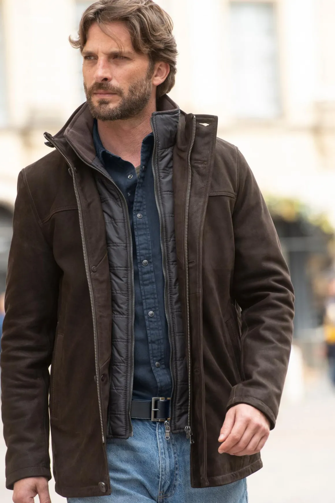 Veste Homme Daytona Tyler Ic Cow Madison Brown