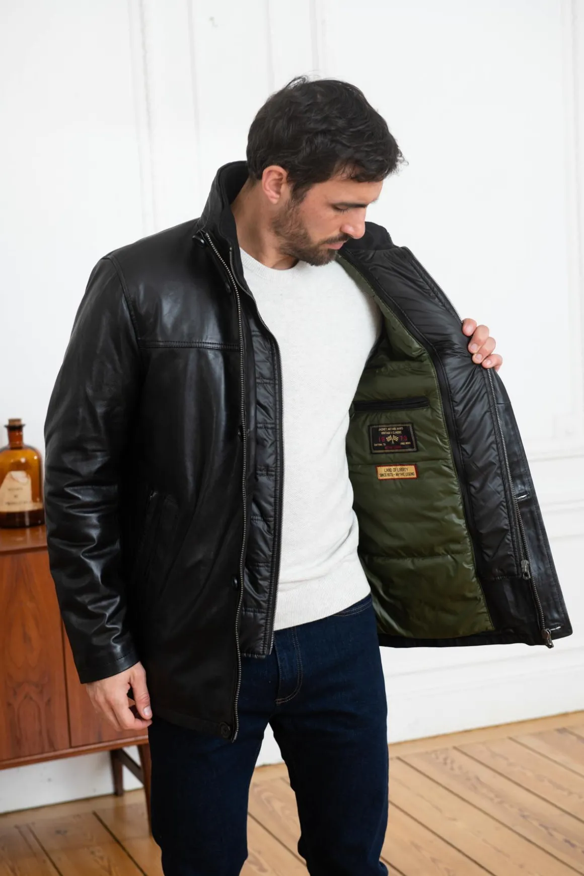Veste Homme Daytona Tyler Ic Lamb Zenith H23 Black