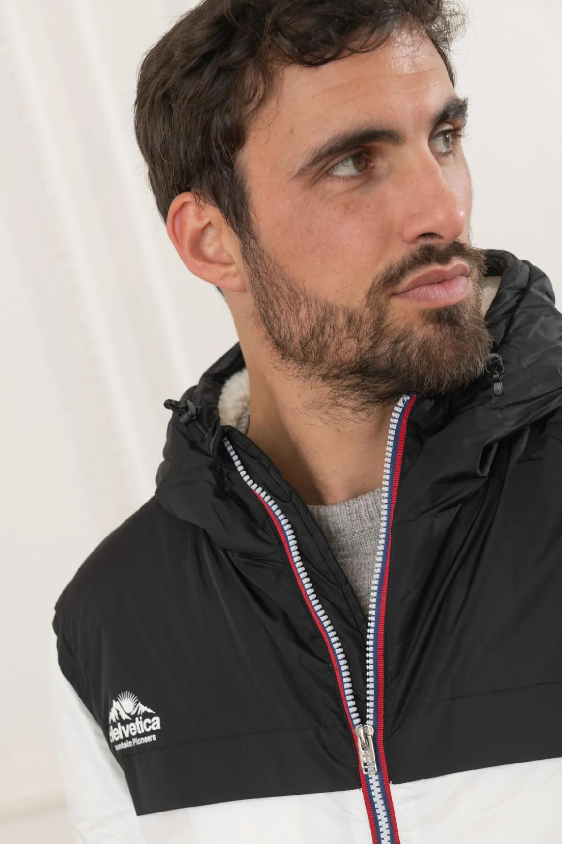 Veste Homme Helvetica Mountain Pioneers Seth White