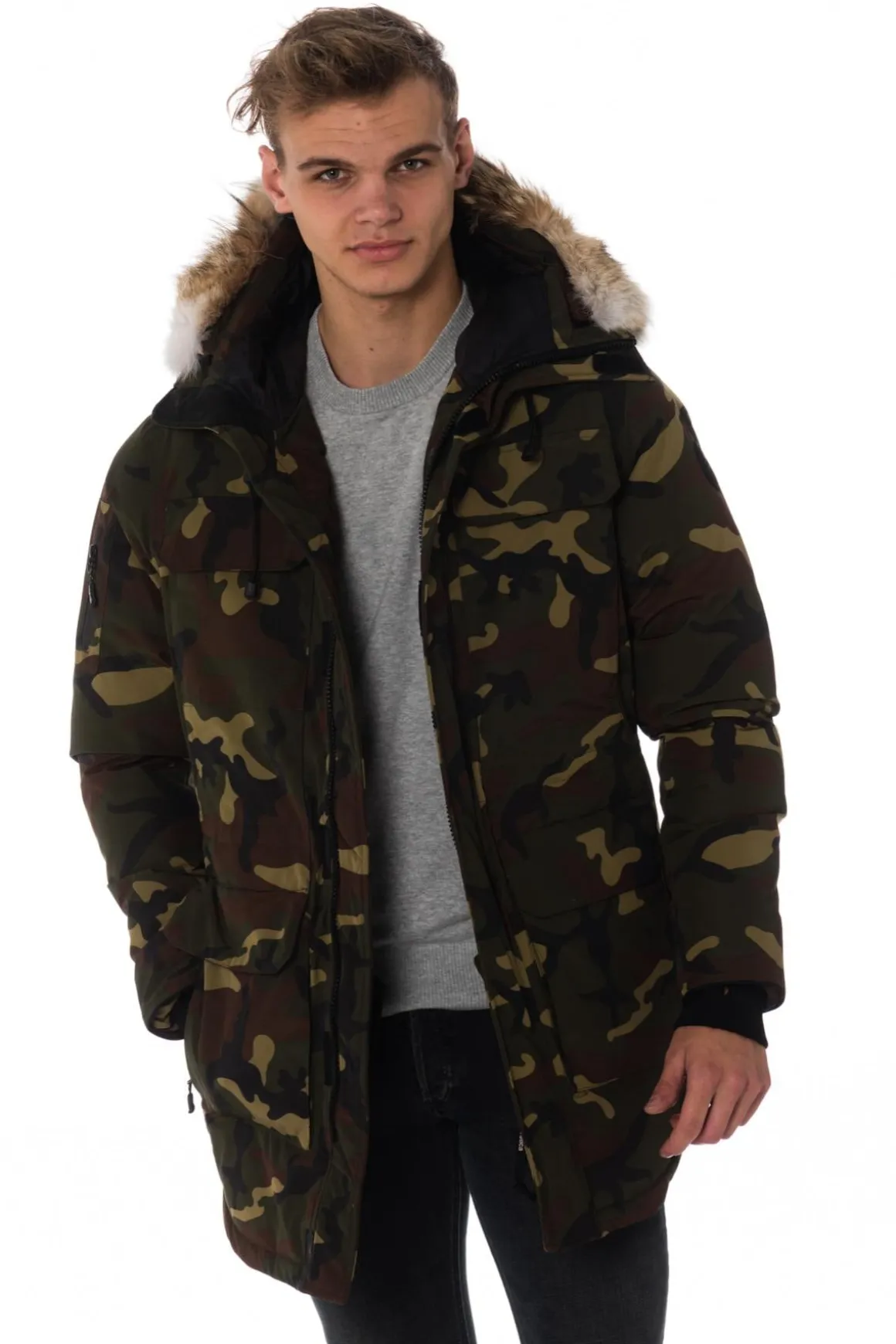 Veste Homme Helvetica Mountain Pioneers Xtrem Coyote Edition Camo Green