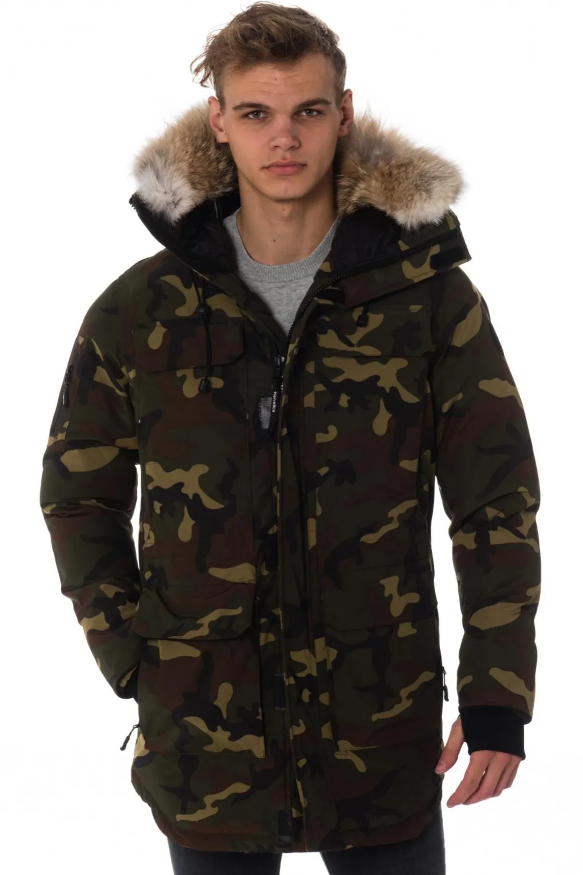 Veste Homme Helvetica Mountain Pioneers Xtrem Coyote Edition Camo Green