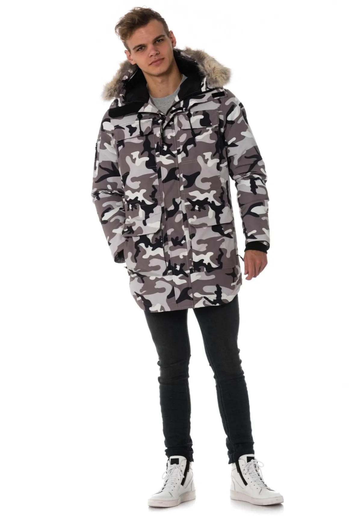 Veste Homme Helvetica Mountain Pioneers Xtrem Coyote Edition Camo Light