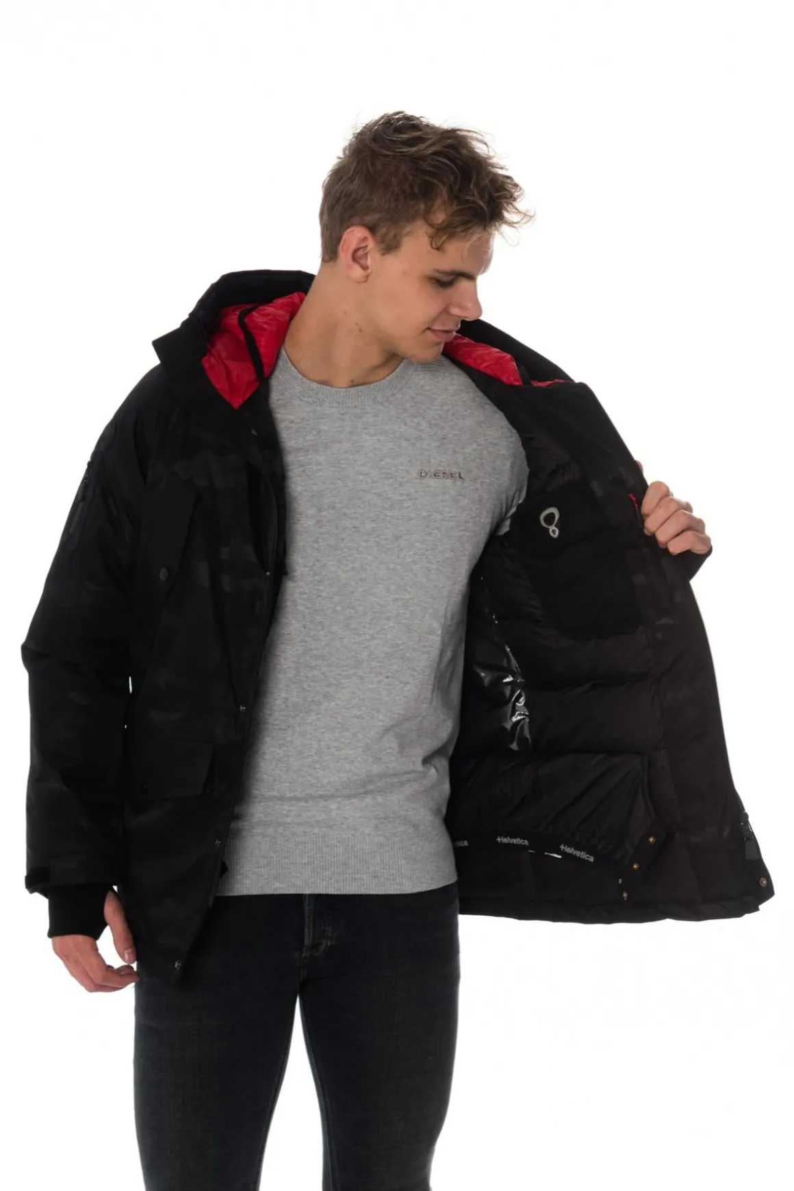 Veste Homme Helvetica Mountain Pioneers Jack Camo Anthra