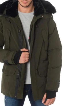 Veste Homme Helvetica Mountain Pioneers Expedition Men Ewarm Dark Edition Kaki