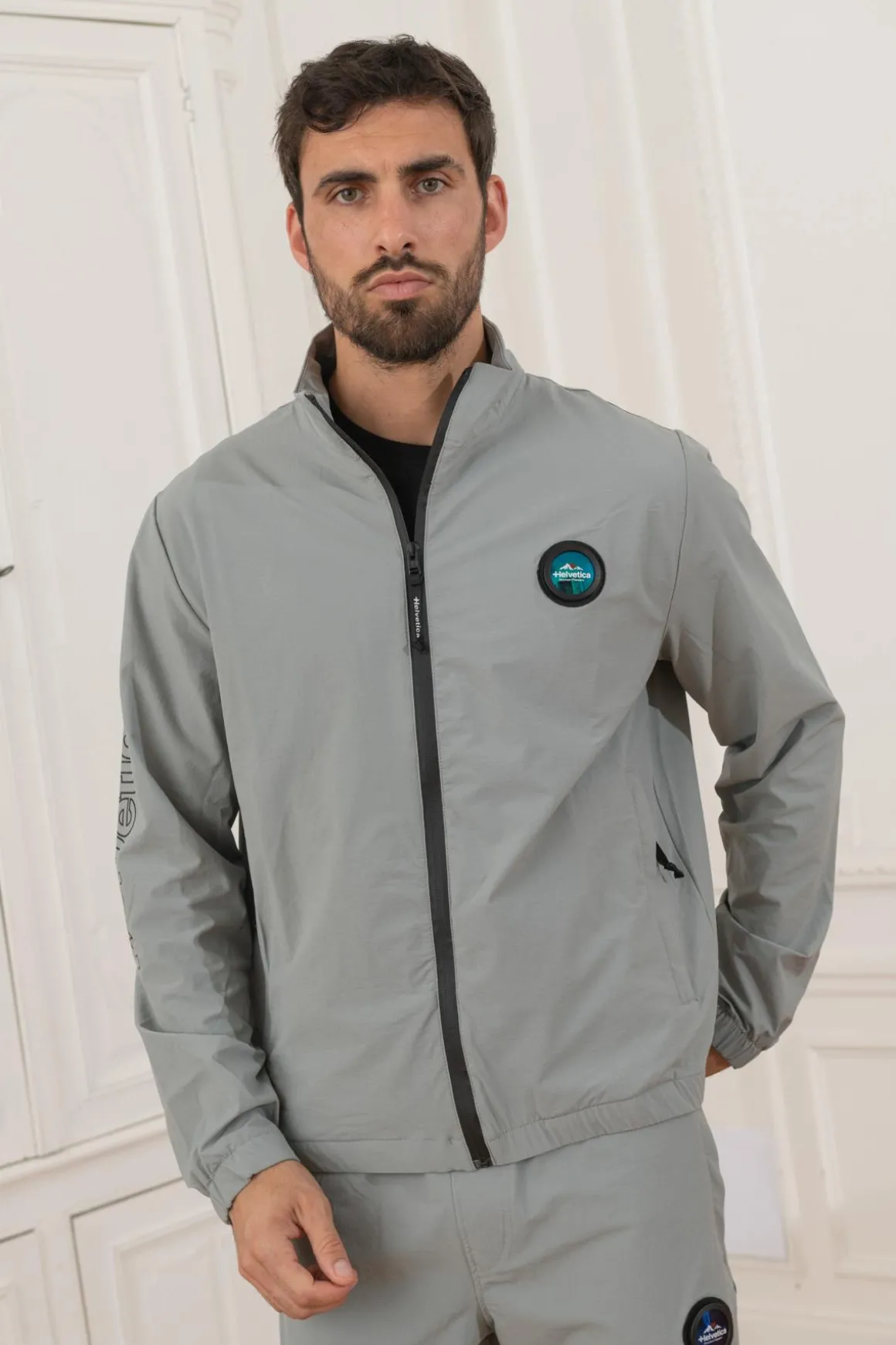 Veste Homme Helvetica Mountain Pioneers Diaz Grey