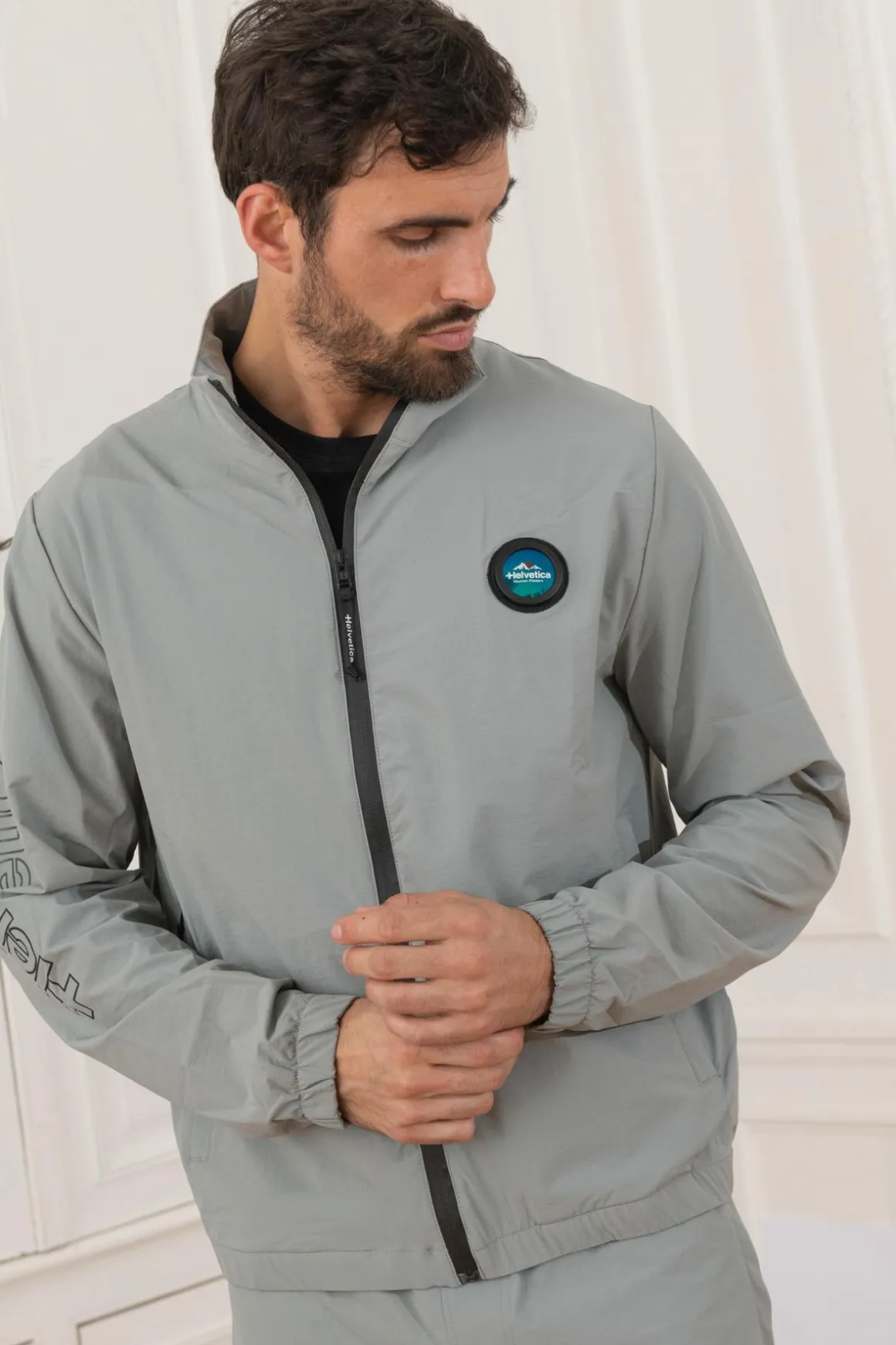 Veste Homme Helvetica Mountain Pioneers Diaz Grey