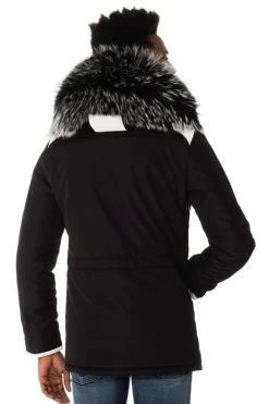 Veste Homme Horspist Boss Noir Blanc Col Silver