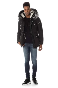 Veste Homme Horspist Boss Rex Noir Col Silver