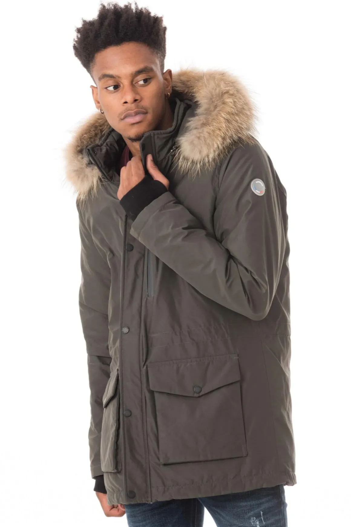 Veste Homme Oakwood Bobsleg Kaki Fonce 626