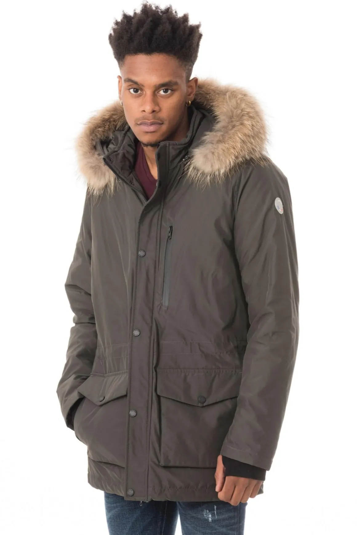 Veste Homme Oakwood Bobsleg Kaki Fonce 626