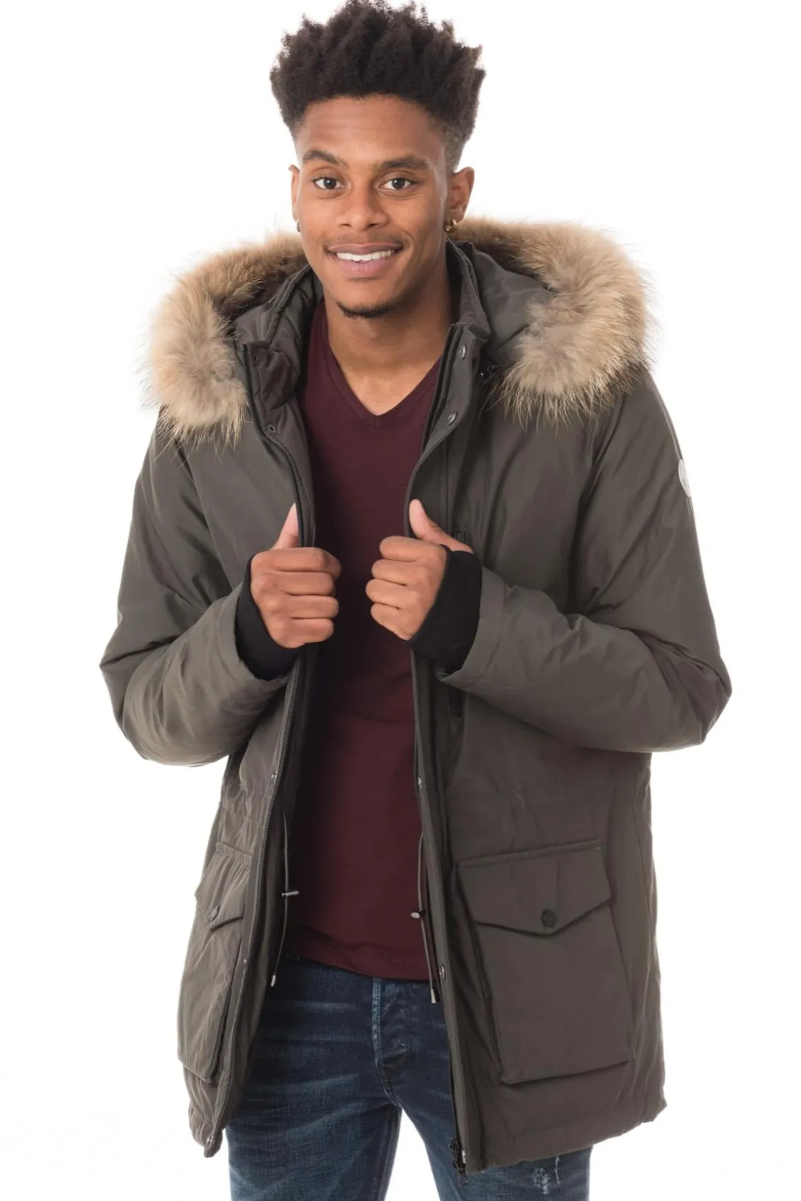 Veste Homme Oakwood Bobsleg Kaki Fonce 626