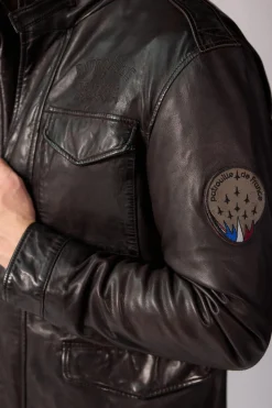 Veste Homme Patrouille De France Battle Dity Dark Brown