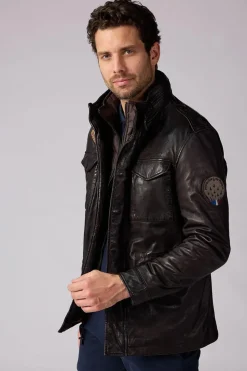 Veste Homme Patrouille De France Battle Dity Dark Brown