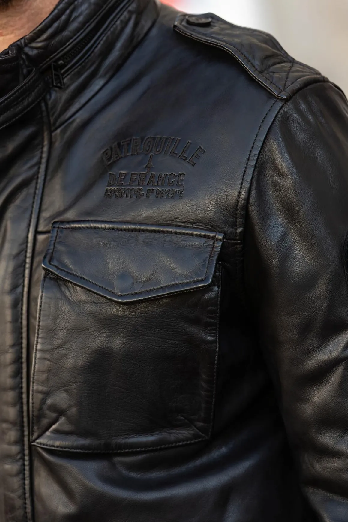 Veste Homme Patrouille De France Sergent Dity Brown