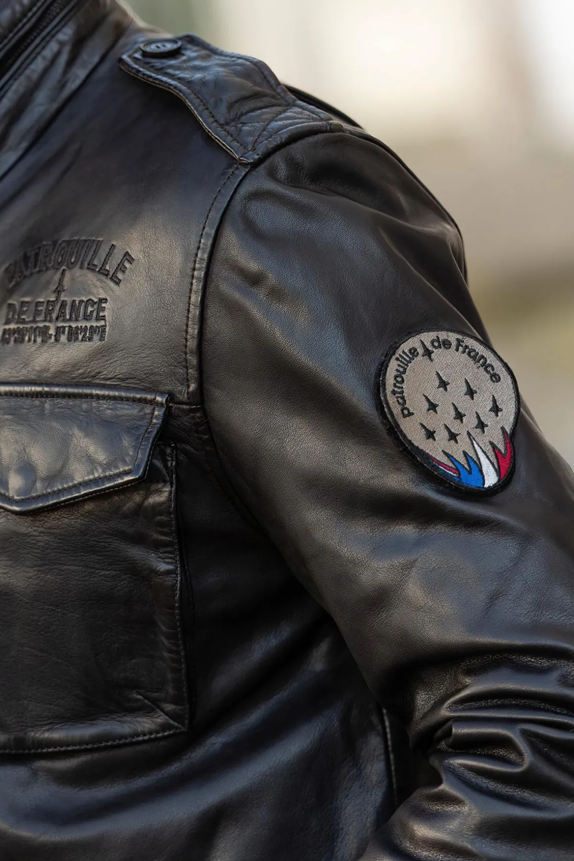 Veste Homme Patrouille De France Sergent Dity Brown