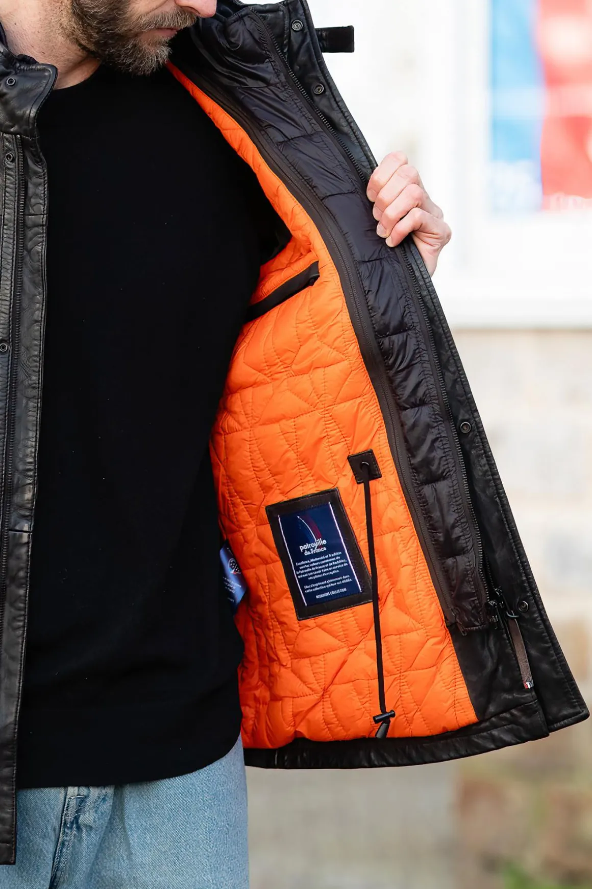 Veste Homme Patrouille De France Sergent Dity Brown
