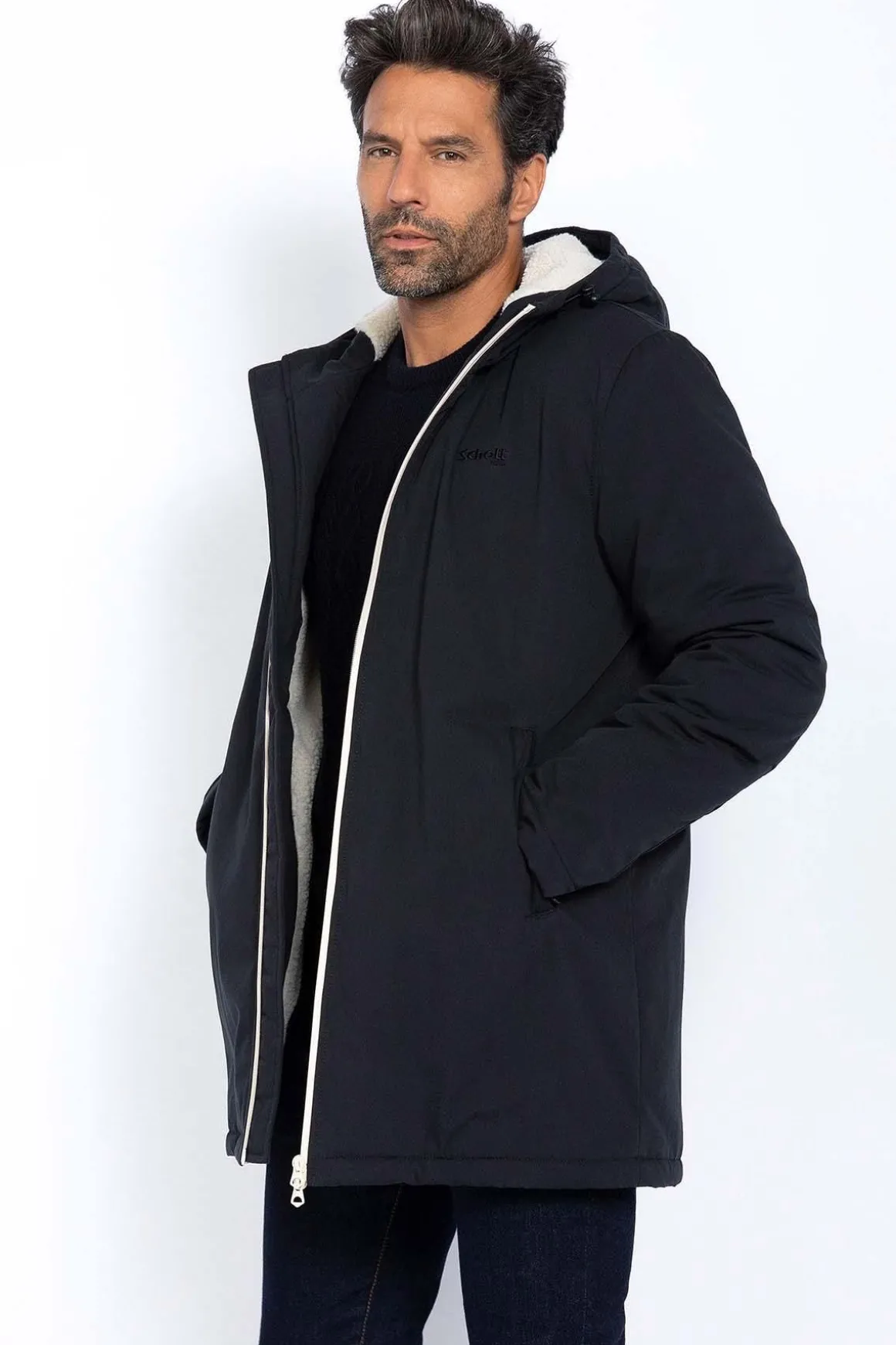 Veste Homme Schott Bluster Navy